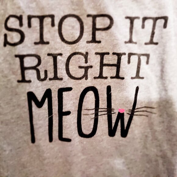 Stop it Right Meow T-shirt - Picture 3 of 4